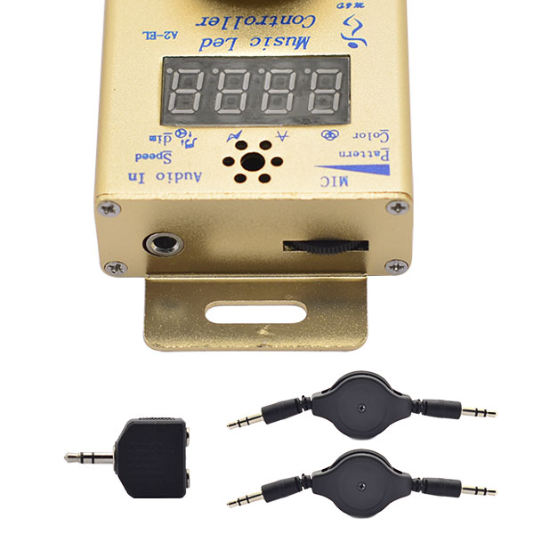 LED SPI Music Controller - Built-in 150 Programs 600 Pixels LED Display - Control DC5-24V WS2811 WS2801 WS2812 LPD6803 APA102 Addressable LED Strip Lights LED SPI Music Controller - Built-in 150 Programs 600 Pixels LED Display - Control DC5-24V WS2811 WS2801 WS2812 LPD6803 APA102 Addressable LED Strip Lights